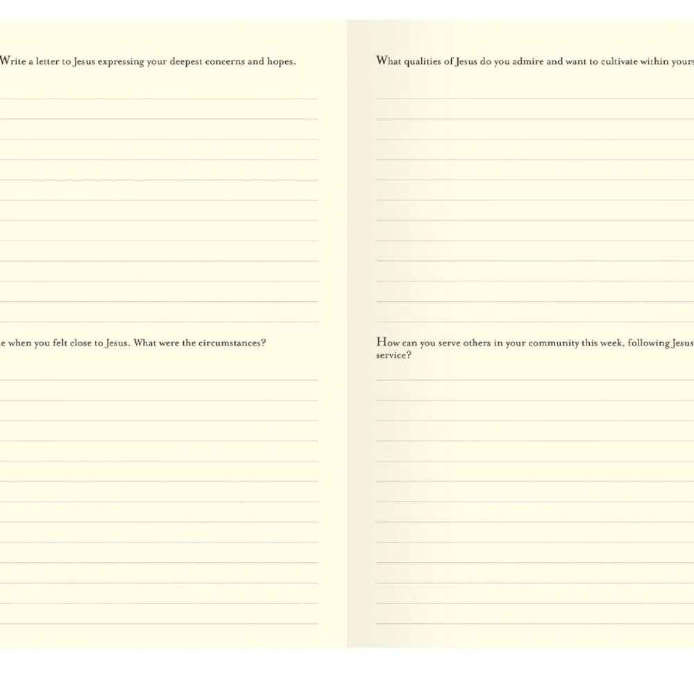 Journaling with Jesus | 152 Page Guided Christian Faith Journal - Picture 5 of 6